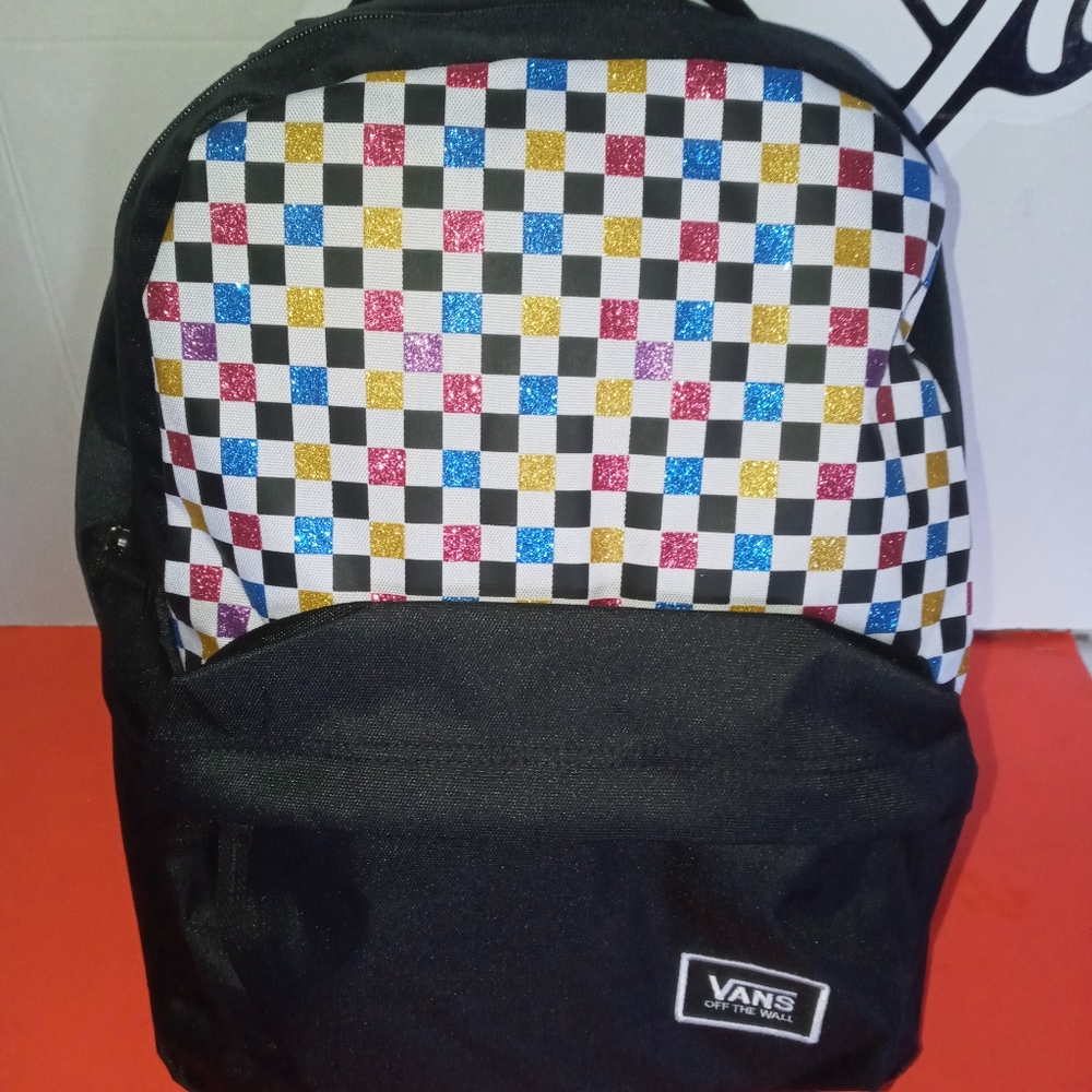 Vans Backpack Glitter Checkers